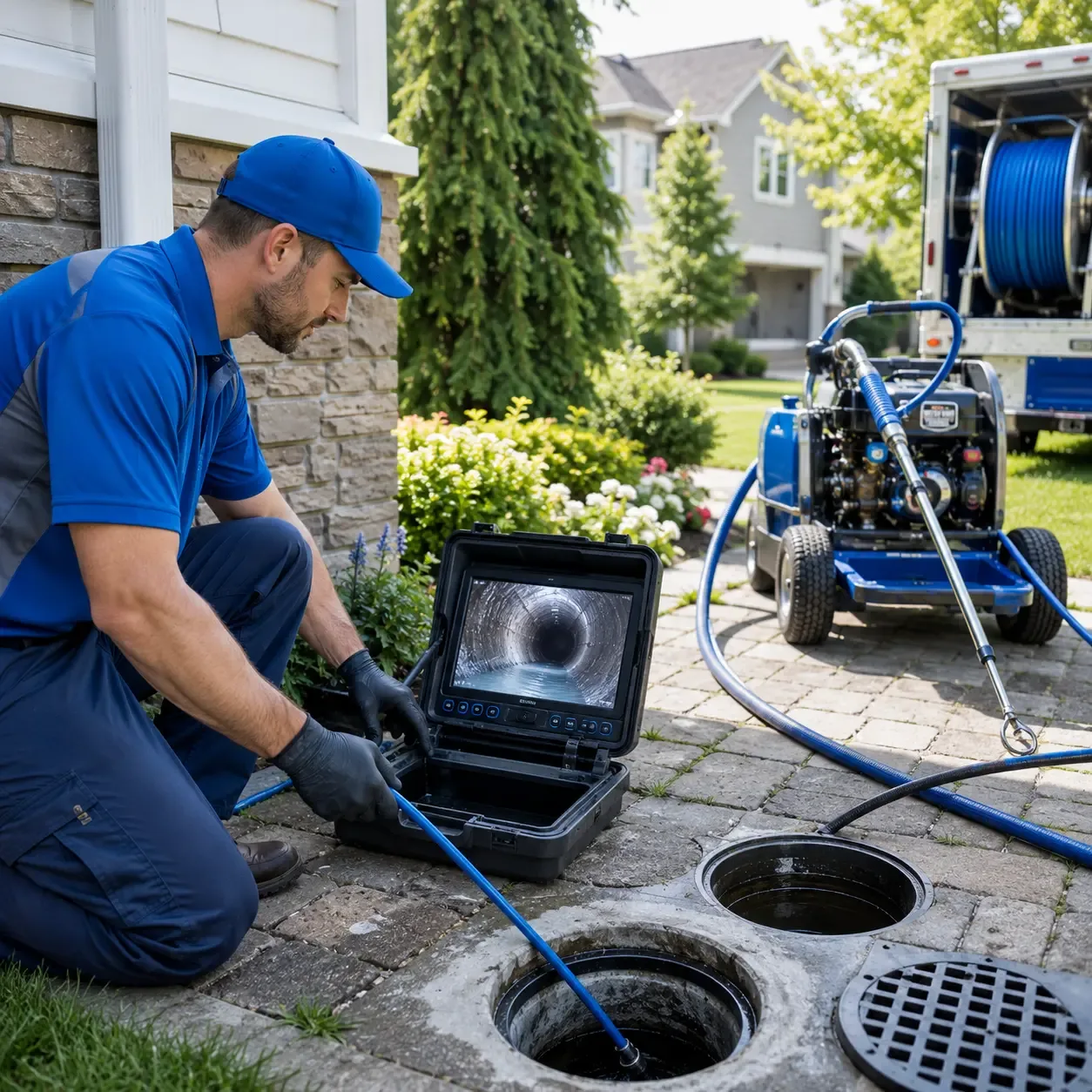 Outdoor drain cleaning professionals serving Carthage, NC